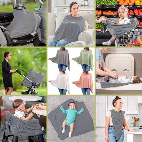 Funda De Lactancia Para Mamás, Bebés Y Niñas, Transpirable F