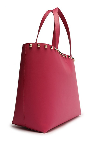 Imagem 2 de 5 de Bolsa Feminina Shopping Grande Alça De Ombro Rosa - My Shoes