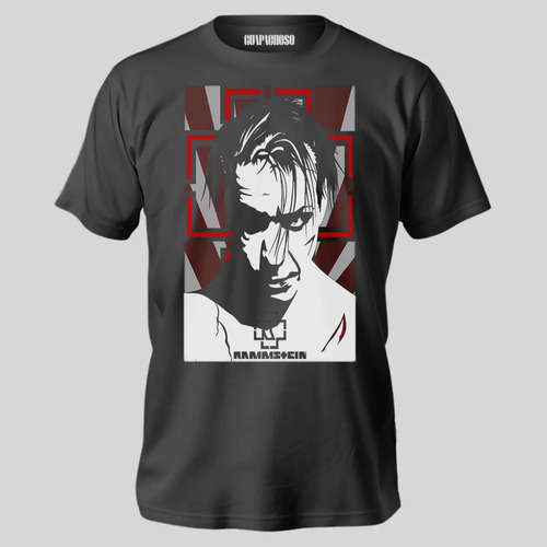 Playera Rammstein Till Lindemann Merch Estampado
