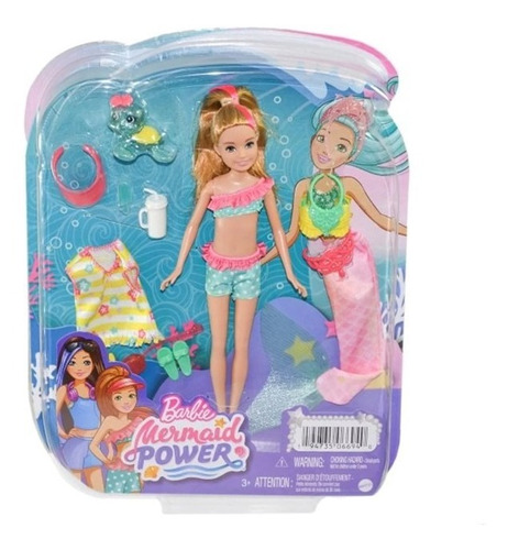 Muñeca Fashion Barbie Mermaid Power Hhg54