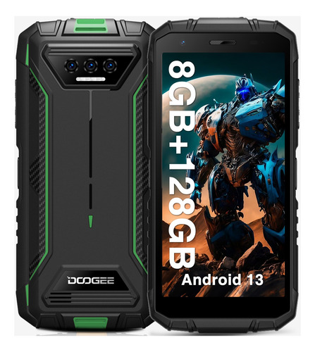 Doogee S41 Plus 5.5 Ips Hd Rugged Phone Android 13 Dual Sim 8gb Ram+128gb Rom 6300mah Otg/ip68/ip69k/nfc/gps/bluetooth/wi-fi