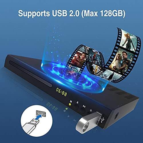 Nuevo Reproductor De Discos Blu-ray Para Tv, Reproductor De