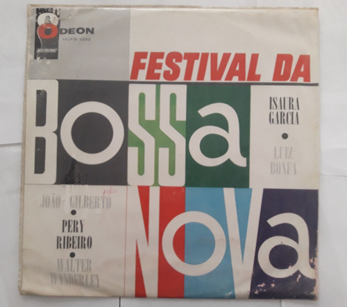 Lp Vinil (vg) Festival Da Bossa Nova Ed. Brasil 1963 Odeon