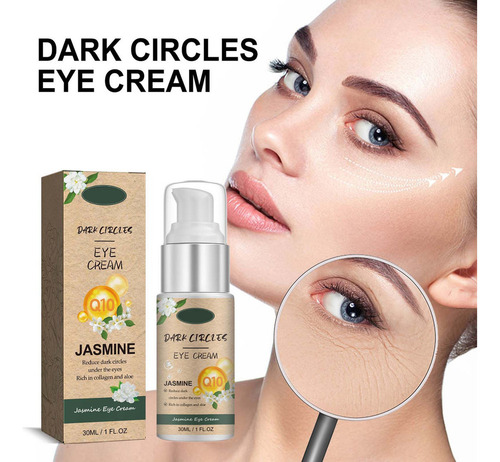 Crema De Ojos Para Eliminar Ojeras Con Jazmín, Ojeras,