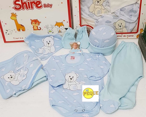 Conjuntos Bebé Algodón. Primeras Mudas. 6 Piezas Set/pack