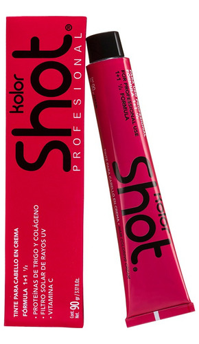Tinte Para Cabello Kolor Shot ( Los Colores) + Peroxido Color y Numero de tinte 000 Aclarante Tono tintes
