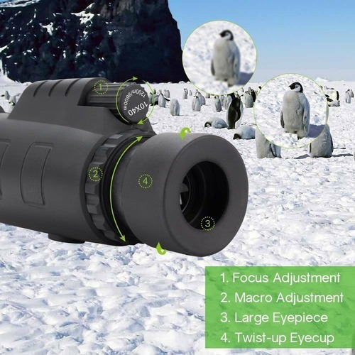 Telescópio Monocular Para Celular 40x60 Alto Alcance 1500m