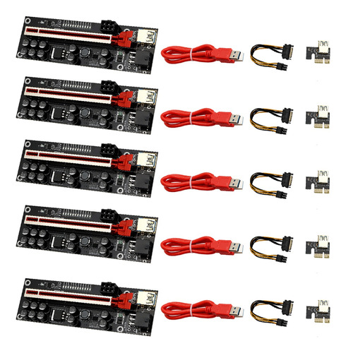 Carcasa Elevadora De Gráficos Pci-e Ver011s, De 1 A 16 Puert