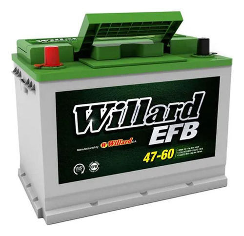 Bateria Willard Titanio 47-60 Efb Hyundai Tiburón 2 Puertas