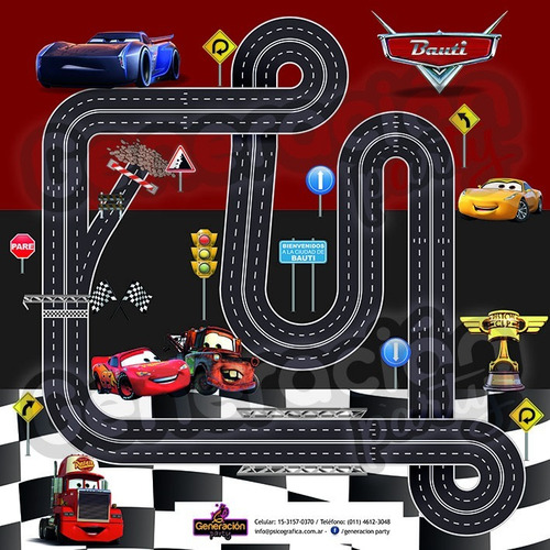 Featured image of post Pista De Cars Para Imprimir Subito a casa e in tutta sicurezza con ebay