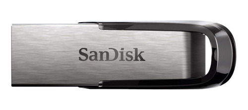 Memoria Usb Sandisk Ultra Flair 16gb 3.0 Plateado Y Negro