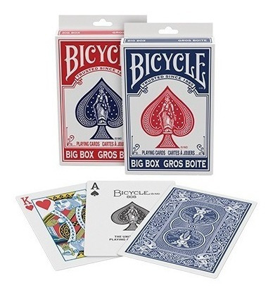 Cartas Bicycle Big Box Tamaño Gigante Baraja Original 18 Cm