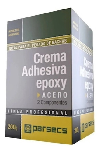 Cremas Adhesivas Para Bachas Parsecs Epoxy Acero 200gr Env