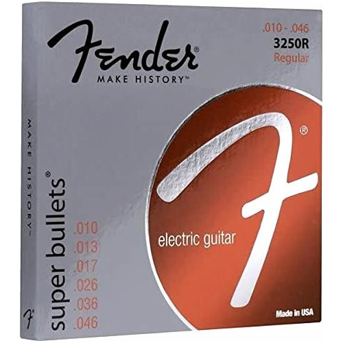 Cuerdas Encordado Guitarra Fender 3250 R 10-46 Super Bullet