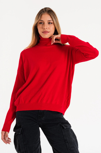 Sweater Polera Venecia Lisa Hilado Bremer 