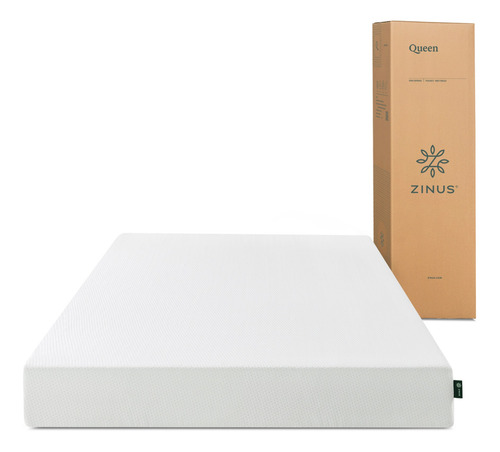 Imagen 1 de 8 de Colchón 2 Plazas Espuma Zinus Memory Foam 150x190x20cm