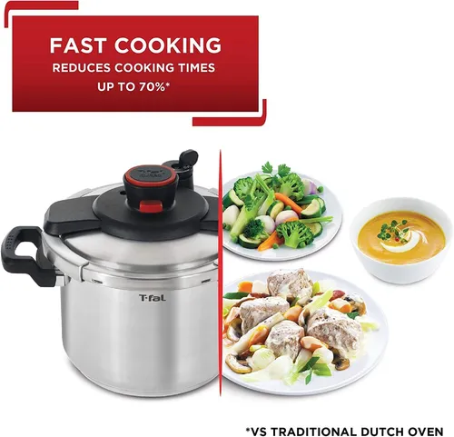 Olla A Presión T-fal Clipso 12psi, 7.5l