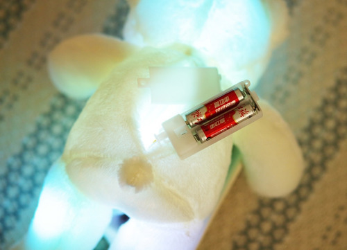 Muñeco De Oso De Peluche Para Niños De 30 Cm Con Luz Led