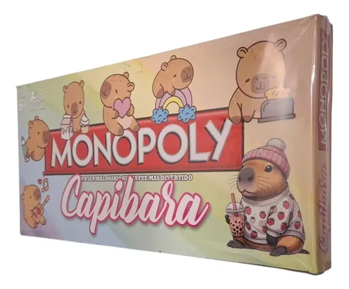 Monopoly Capybara Capibara Juego De Mesa + Juego De La Oca