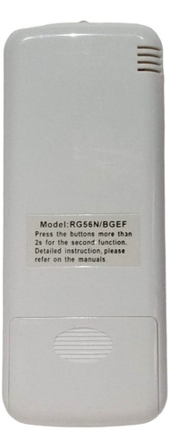 Control Minisplit Carrier Rg56/bgef Rg56n/bgef 40upc123a-e
