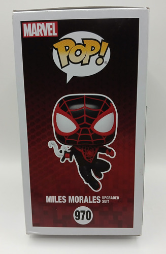 Funko Pop Miles Morales Upgraded Suit 970 Spider Man 2 Gamer (Usado)