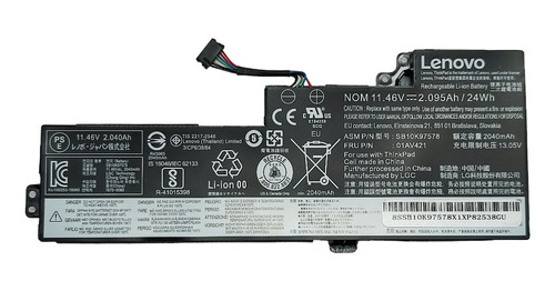 Bateria Original Lenovo Thinkpad T470 T480 Interna 24wh