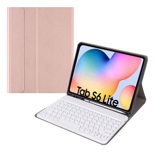 Funda De Teclado For Samsung Galaxy Tab S6 Lite Sm-p610