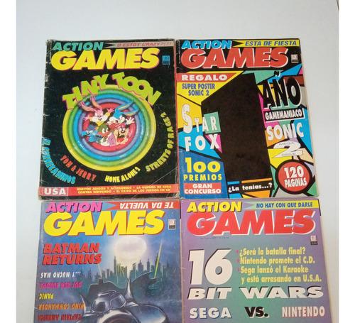 Revista Action Games (15 Números - Venta X Unidad)