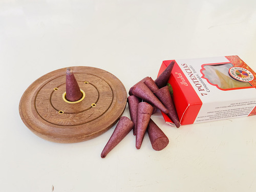 Incienso Mayoreo 120 Conos C/ Portaincienso Surtido Aromas