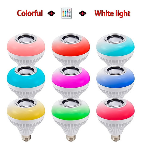 Imagen 3 de 7 de Foco Parlant Bluetooth Multicolor Led Inteligent Control