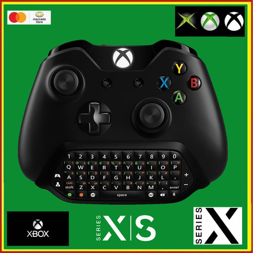 Teclado Microsoft Xbox One Series X Chatpad Negro Control (Reacondicionado)
