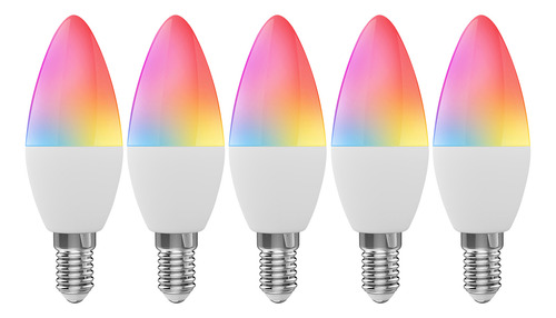 Bulb Led Phone Control Voice. Candle Smart Pack Para Google