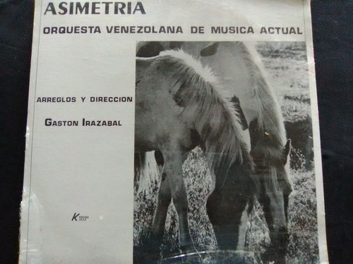 Dv1 Asimetría Raro Vinil Jazz Gonzalo Mico , Frank Zappa (Usado)