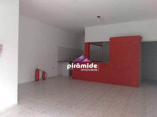 Imagem 1 de 10 de Ponto Para Alugar, 35 M² Por R$ 1.400,00/mês - Centro - São José Dos Campos/sp - Pt0033