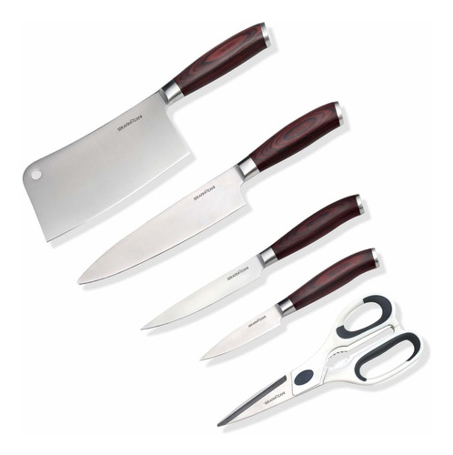 Cuchillo De Cocinero De Cocina, 5 De Profesionales, Hech Bwb