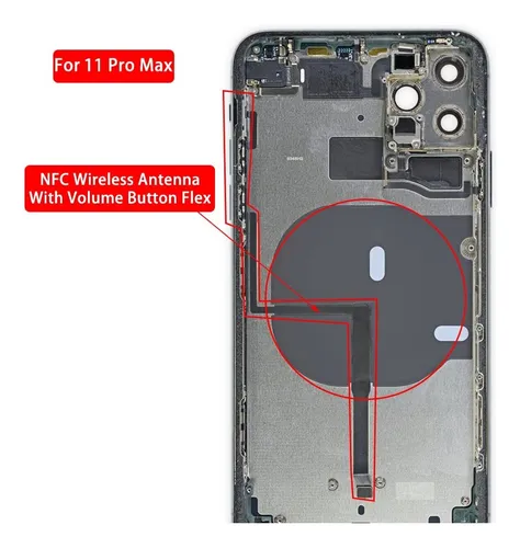 Flex Volumen Nfc Carga Inalambrica Para iPhone 11 Pro Max