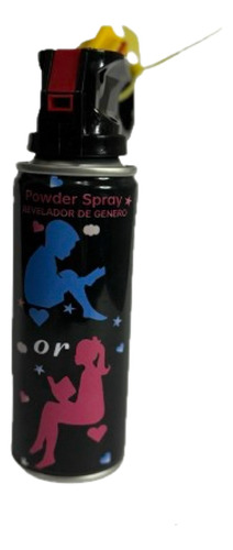 Revelación De Género Tipo Extintor Spray Color Azul