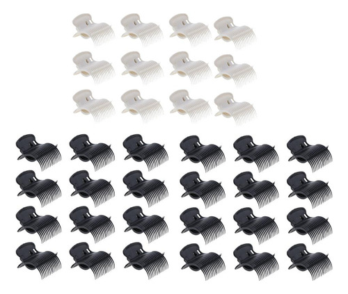 36x Barber Hot Roller Clip Set Pinzas De Garra Para Rizador