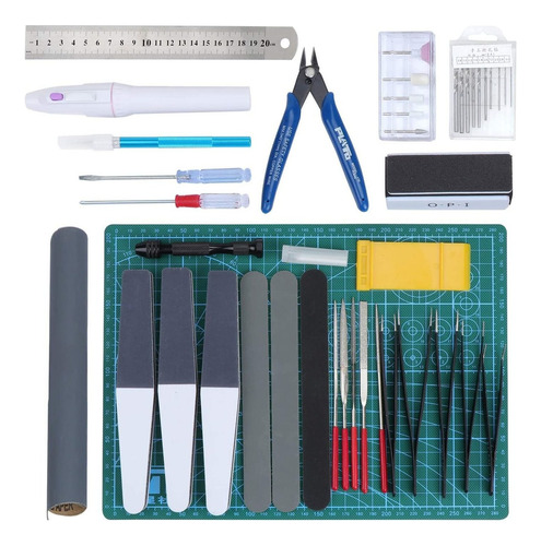 Kit De Herramientas Modelo Gundam 33pcs, Modeler Basic Tools