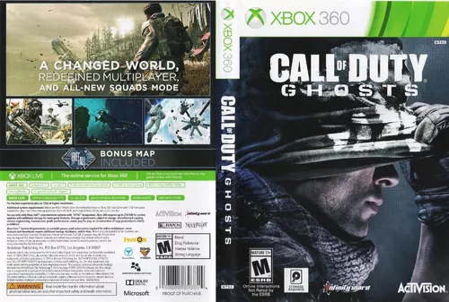 Jogos Xbox 360 transferência de Licença Mídia Digital - CALL OF DUTY BLACK  OPS GHOSTS DUBLADO