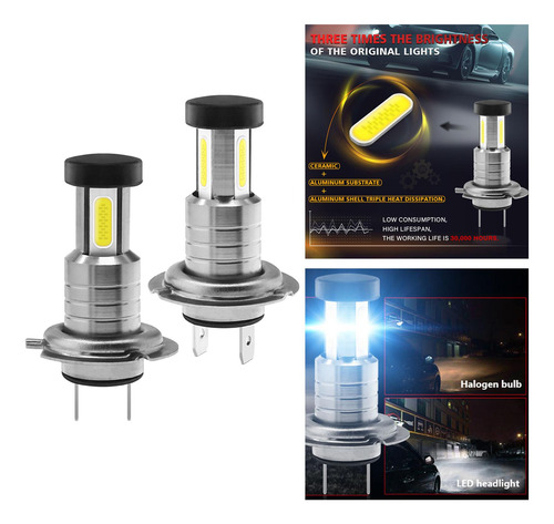 1 Par De Bombillas Led Compatible Con Faros Delanteros
