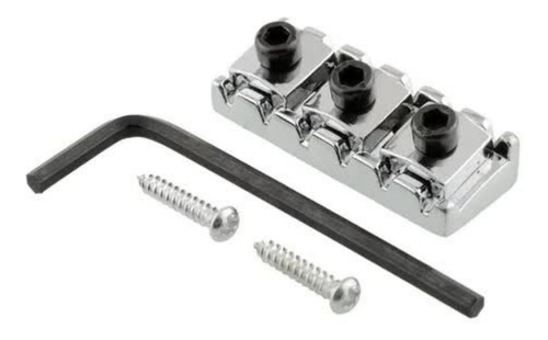 Locknut 42 Mm Pestana Trava Cordas Prata Floyd Rose