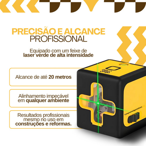 Mini Nível A Laser Verde 20m Autonivelante Profissional 2 L