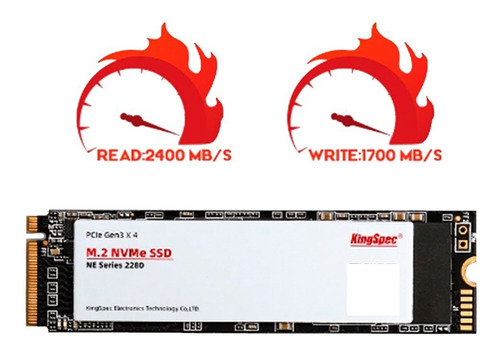 Memoria Kingspec Ssd M2 Nvme 128gb Pcie