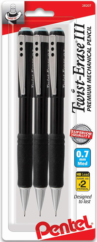 Lápiz Mecánico, Pentel Twist Erase 0,7 Mm, Twist-erase Iii A