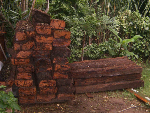 Rusticos Durmientes Ferrocarril.quebracho