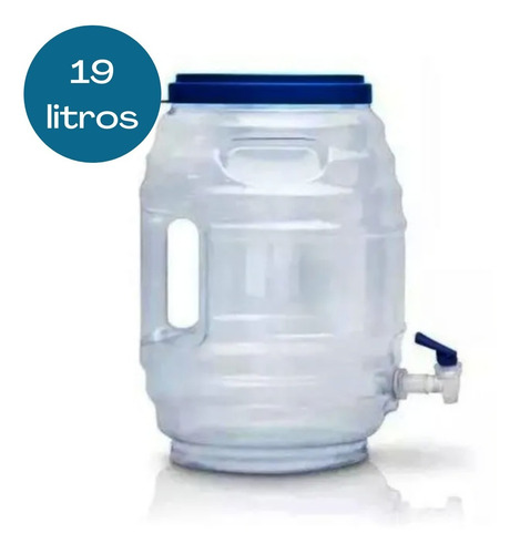 Cocina Dispensador Vitrolero Plástico 19l Con Llave Antigote