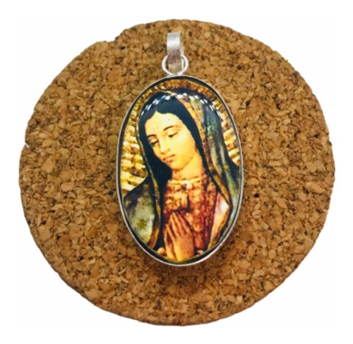 Medalla Virgen De Guadalupe Y San Judas Doble Vista .925