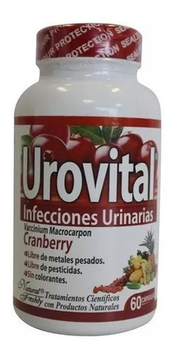 Urovital Natural Freshly Frasco X60 - Unidad a $933
