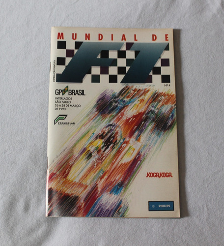Revista Guia Do Grande Prêmio Brasil De F1 De 1993